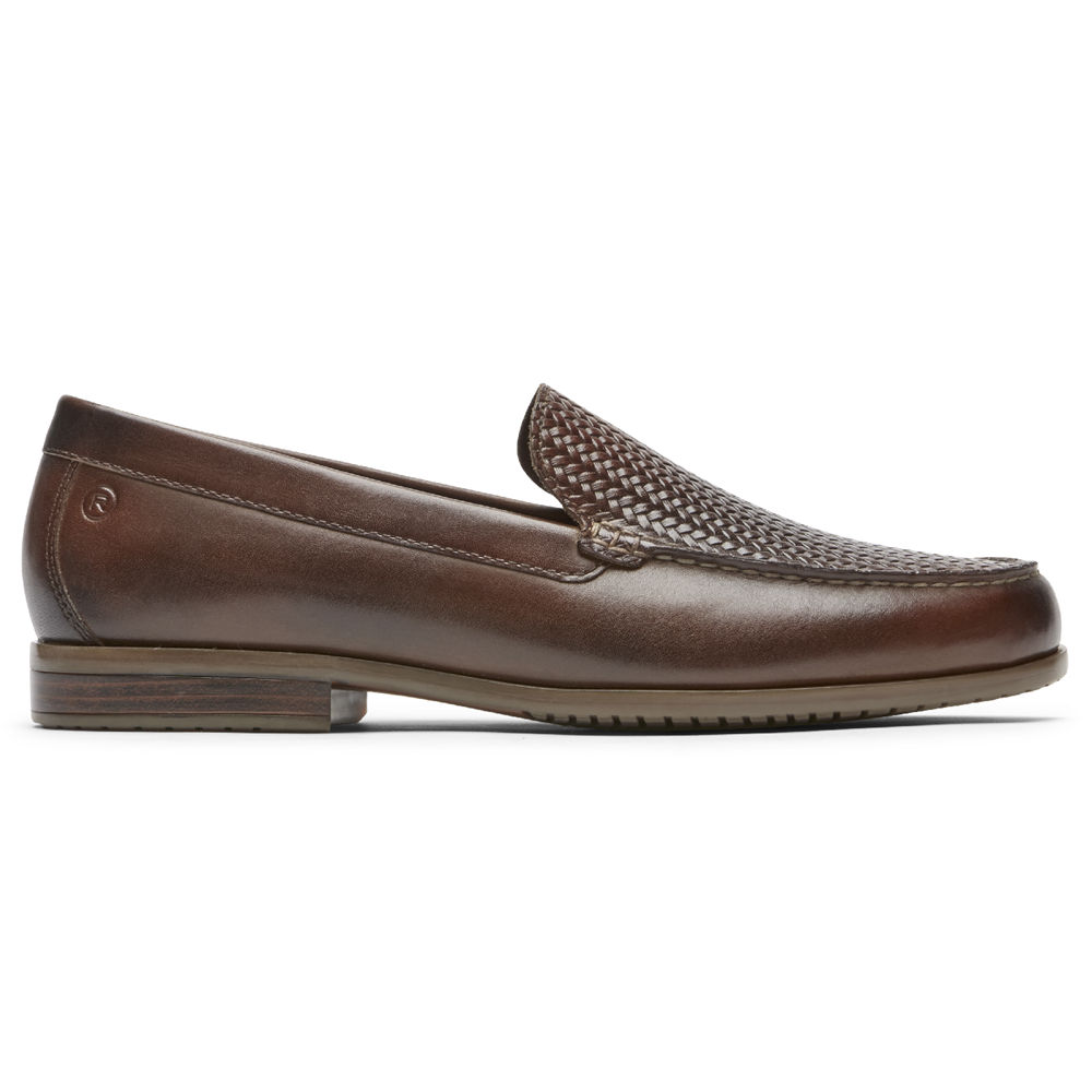 Rockport Mens Classic Lite 2 Venetian - Slip-On Brown - NXZ694381